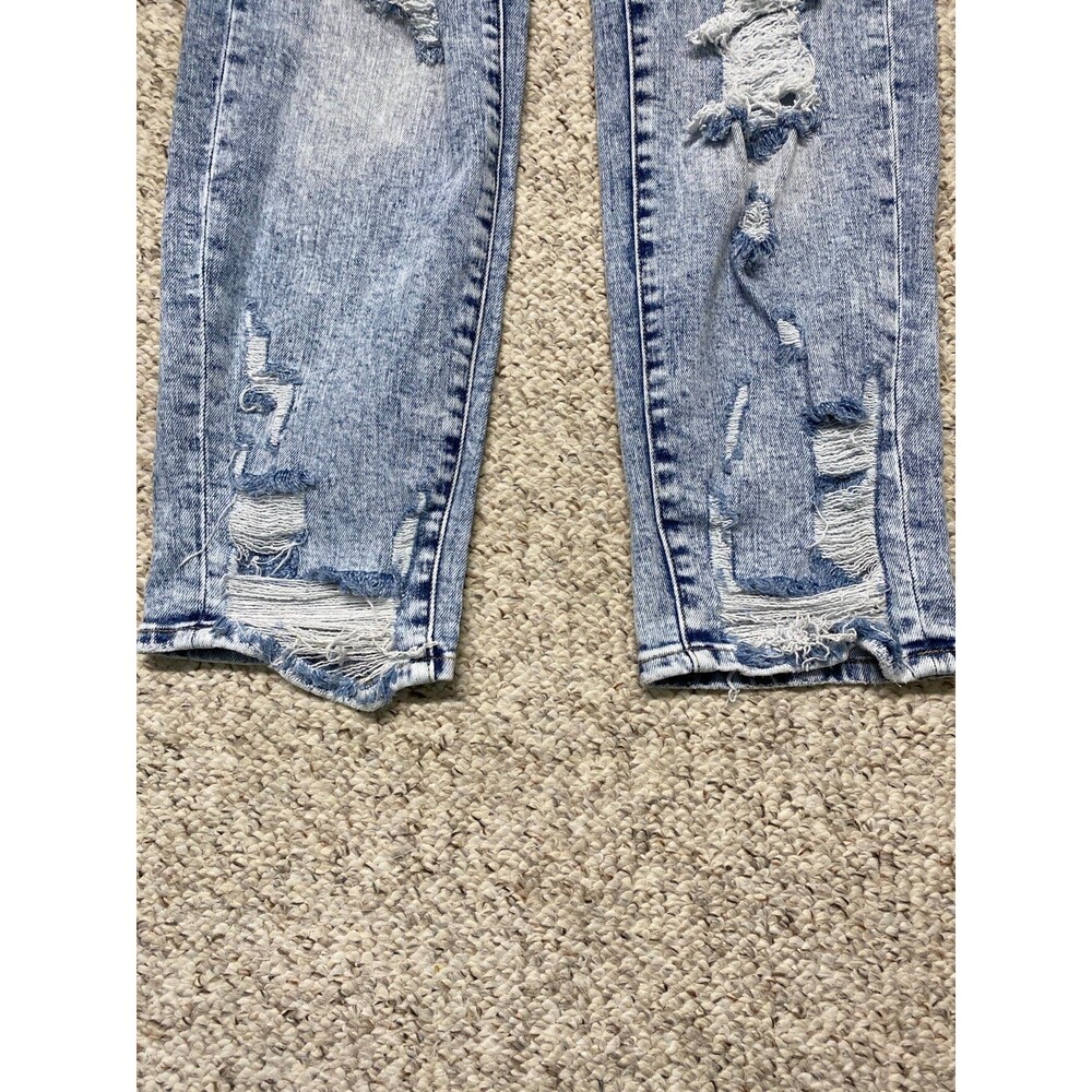 Risen High-Rise 90s Boyfriend Style Ripped Distressed 5/27 - Picture 3 of 8